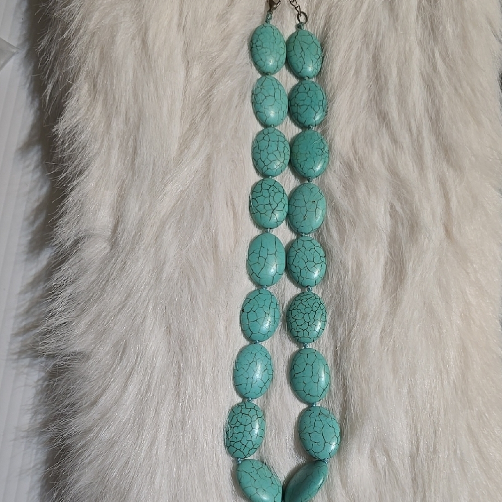 Turquoise Beaded Necklace